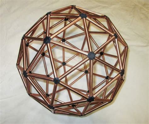 2v Geodesic Sphere Icosahedron Geodesic Buckminster Etsy