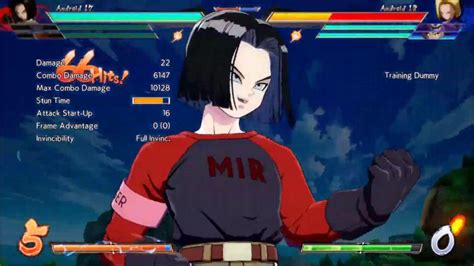 Dbfz S3 Android 17 No Sparking 35 Bar Tod Combo Anywhere Youtube