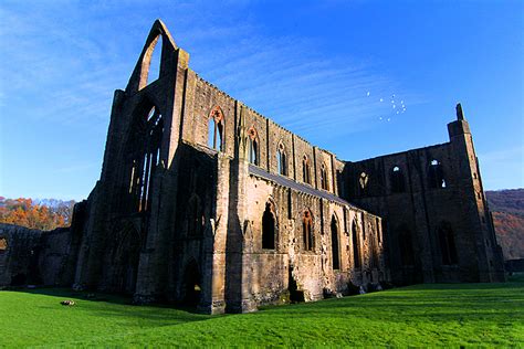 Tintern Abbey Berühmte Klosterruine Im Walisischen Wye Tal