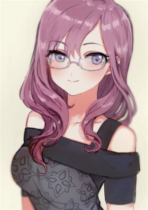 Anime Glasses Girl Fan Art Maxipx