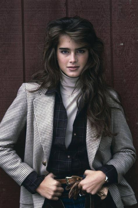 Brooke Shields With Fantastic Hair In The 80s 1980s Fashion Trends