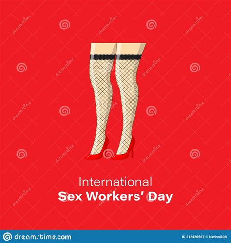 vector illustration for international sex workersâ€™ day stock vector illustration of banner