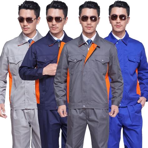 10 Set Factory Long Sleeve Work Wear Set Male Clothing Work Clothes