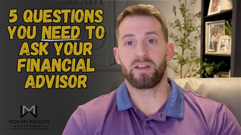 5 Questions You Must Ask Before Hiring A Financial Advisor Youtube
