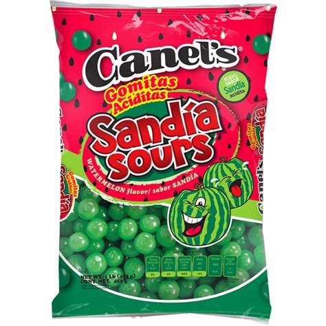sandia sours soft candy bag canel s