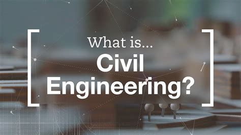 What Is Civil Engineering Youtube