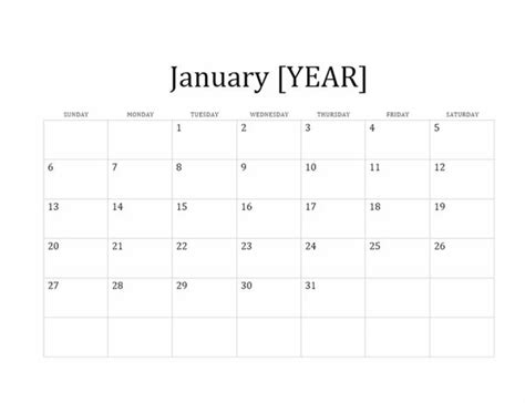 12 Month Printable Calendar Template Graphics Calendar Template