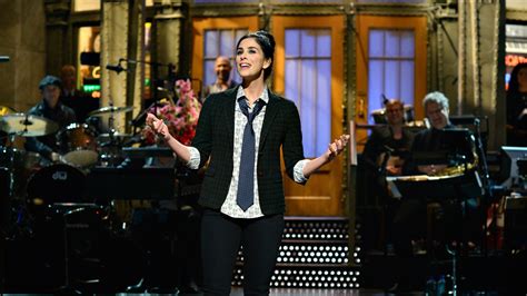 Watch Saturday Night Live Highlight Monologue Sarah Silverman Talks To Her Babeer Self NBC Com