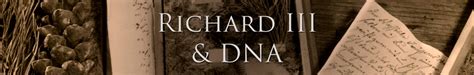 Richard Iii And Dna — John Ashdown Hill