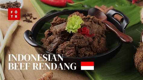 Beef Rendang Indonesian Classic Beef Recipe Exotic Food Recipes