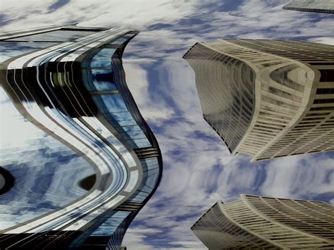 Icm Abstract Sinuous Distortion Of Office Towers Downtow Flickr
