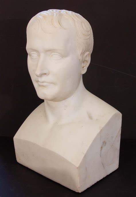 Large Marble Bust Of Napoleon Bonaparte After Canova Early 19th Century