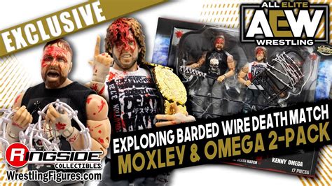 Aew Figure Insider Jon Moxley Vs Kenny Omega Aew Exploding Barbed