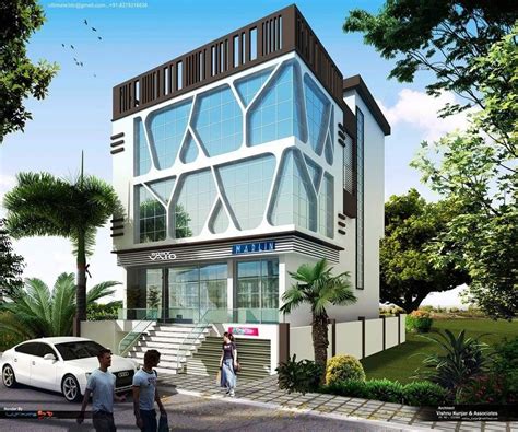 Pin By Dwarkadhishandco On Elevation 2 Commercial Design Exterior