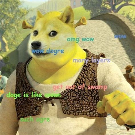 Ef8f3494fda83b81ca0e37078cd880d1 500×500 Shrek Memes Domestic Dog