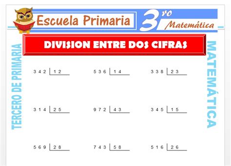 Ficha Divisiones Para Ninos Para Tercero De Primaria Division Images