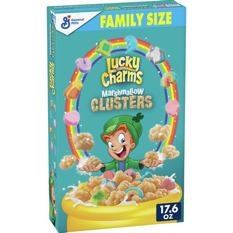 Lucky Charms Marshmallow Clusters Breakfast Cereal 176oz