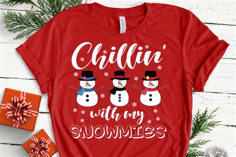 Chillin' With My Snowmies SVG - Christmas SVG - Snowman SVG (892660