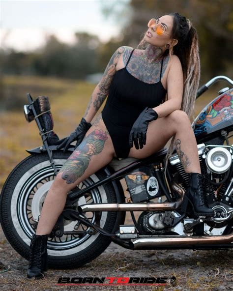 Born To Ride Biker Babe Of The Week Velvet Queen Born To Ride