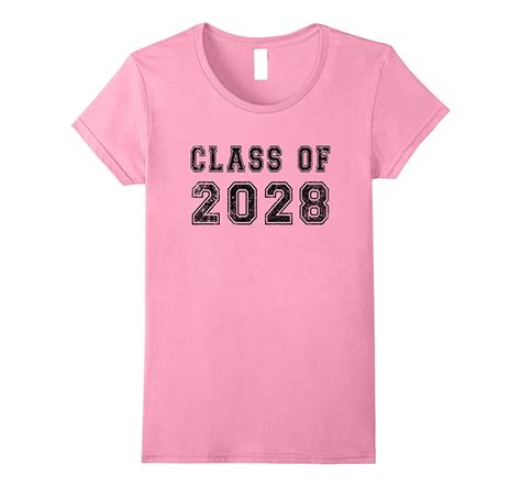 Class Of 2028 High School Graduation Date Graduate T Shirt 4lvs