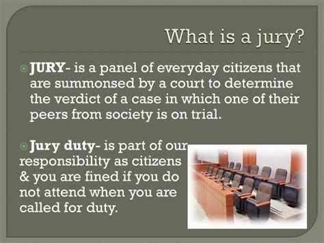 Ppt The Jury System Powerpoint Presentation Free Download Id