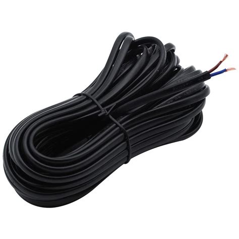 Buy Kingyh 10 Meter Black Electrical Wire 2 Core Flat 075 Mm² Pvc