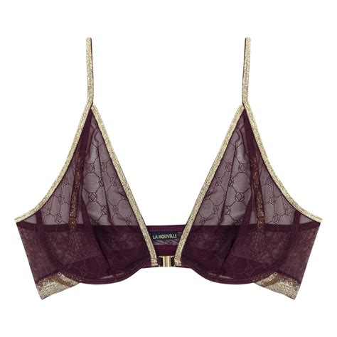 La Nouvelle Jackie Lace Bra Plum Smallable