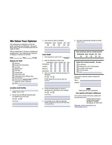 Set clear service goals (collective and individual) to provide tangible targets related to your service promise; 7+ Customer Service Questionnaire Templates in PDF ...