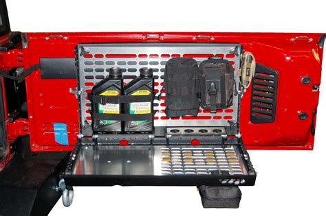 Jeep Wrangler JK Warrior Tailgate Table - Custom Truck & 4WD