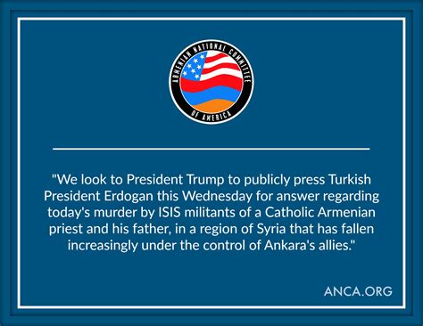 Anca Leading Coalition Protest Of Erdogan Trump White House Meeting