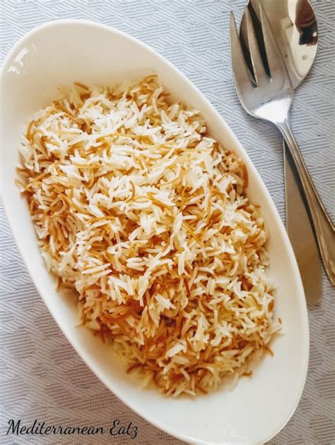 Lebanese Riz Rice With Vermicelli Mediterranean Eatz Lebanese