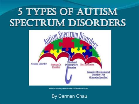 5 Types Of Autism Spectrum Disorders Ppt