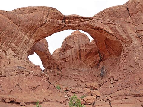 The Windows And Double Arch In Arches National Park Utah