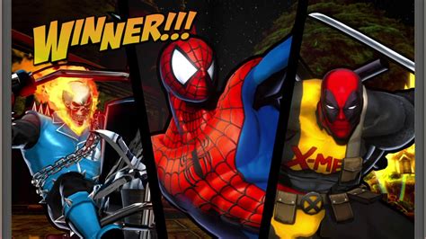 Ultimate Marvel Vs Capcom 3 Spidermandeadpoolghost
