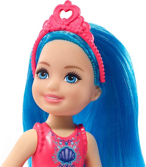 Barbie Dreamtopia Chelsea Sprite Gjj94 Doll 17cm With Blue Hair New Bigamart