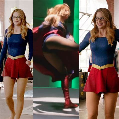 Melissa Benoist Supergirl In Her Mini Skirt Panties Era Scrolller