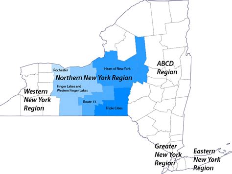 Map Of Western New York State Counties