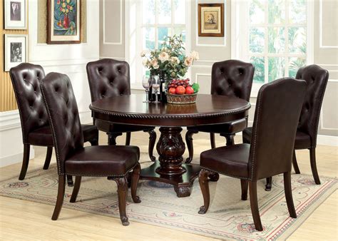 Furniture Of America Cm3319rt Bellagio Formal Dining Room Set With