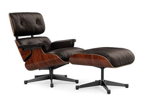 To keep your leather seating looking its best, avoid placing it in direct sunlight or near a heat source. Vitra Lounge Chair & Ottoman Santos rosewood black leather Lou