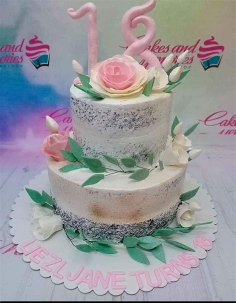 Naked Cake 2212 Cakes And Memories Bakeshop