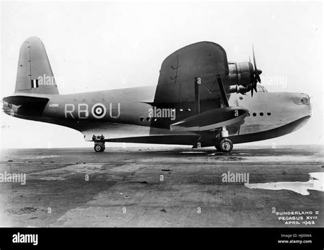 Short Sunderland Mk Ii Of No 10 Squadron Raaf In April 1942 Air