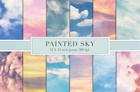 Painted Sky Backgrounds Creative Daddy