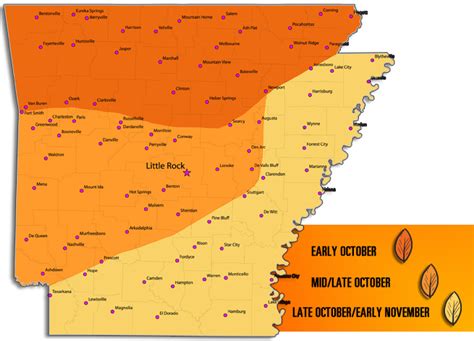 Fall Foliage Where And When To Catch Autumn Leaves In Arkansas Little