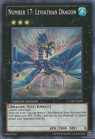 Ct08 En001 Number 17 Leviathan Dragon Secret Rare Limited