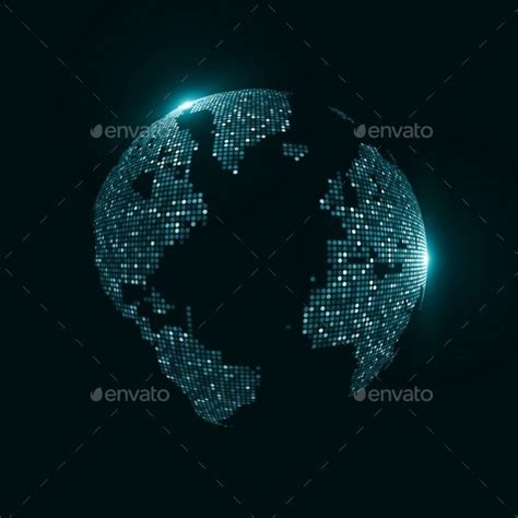 Technology Image Of Globe Globe Wallpaper Futuristic Background