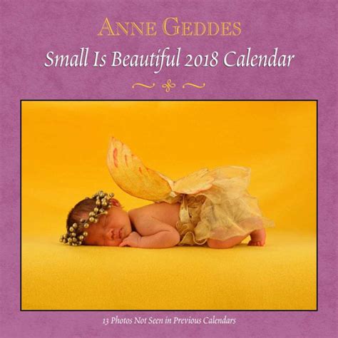 Anne Geddes Small Is Beautiful 2018 Calendar