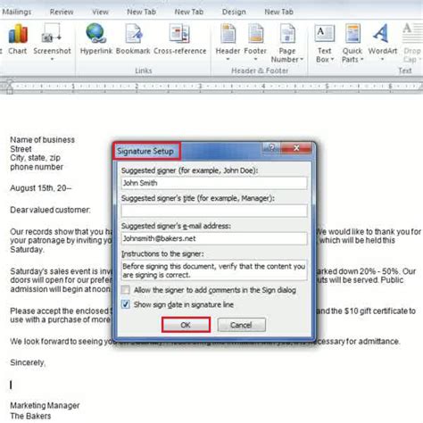 How To Add A Digital Signature To A Word Document