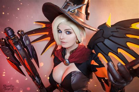 Witch Mercy Overwatch By Kinpatsu Cosplay On Deviantart