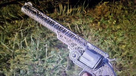 A Unique Gun Found In Rdr2 Has An Engraving Of The European Title Of