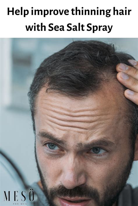 Sea Salt Spray For Men Is No Alcohol Free Texturizing Hair Spray Hairstyles For Thin Hair